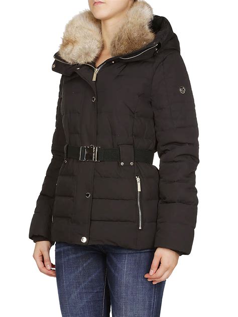 michael kors womens puffer jacket with hood|michael kors insulated jacket.